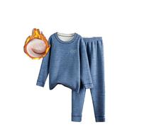 Ragazze ragazzi Pigiama Manica Lunga,Pigiama Morbido Due Pezzi biancheria intima termica Autunnale Invernale Pigiami Set a lunga e con pantaloni lunghi Unisex Bambini per adolescenti, da 1 12 anni
