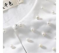 Ragazze Raso Bolero Coprispalle 3/4 Maniche Perline Capo Scialle Giacca Aperto