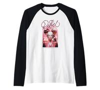 Ragazze Ribelli dallo Spazio Esterno (Retro Graphic) (Women Power) Maglia con Maniche Raglan