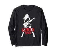 Ragazze Rock, Epic Rock'N Roll Girl, Cool Punk Rock Gothic Maglia a Manica
