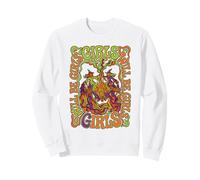 Ragazze Saranno Ragazze Vintage 70s Retro Groovy Strega Felpa