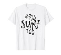 Ragazze sarcastiche e amichevoli Surf Troppo per L'Amore del Surf. Maglietta