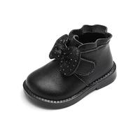 Ragazze Scarpe per Bambine Chaussures Enfant pour École et Loisirs Scarpine Primi Passi Fodera in Pile Stivaletti Stringati per Bambina Leggero Antiscivolo Idéales pour l'Automne et l'Hiver