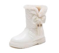 Ragazze Scarpe per Bambine Fodera in Pile Chaussures Enfant pour École et Loisirs Stivali Invernali Antiscivolo Scarpe da Trekking Outdoor Fodera in Pile Idéales pour l'Automne et l'Hiver