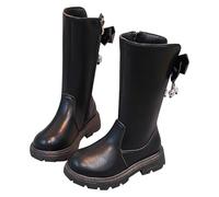 Ragazze Scarpe per Bambine Stivali Alti Invernali per Ragazze Chaussures Enfant pour École et Loisirs Stivali da Neve Scarpe Invernali Morbido Chaussures Enfant pour École et Loisirs Fodera in Pile