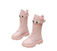 Ragazze Scarpe per Bambine Stivali da Neve Cotone Caldo Stivaletti Stringati Bambina di Invernali Comodi Allaperto Antiscivolo Boots Leggero Le giornate Fredde