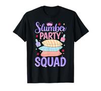 Ragazze Slumber Party Squad Sleepover pigiama Nails & Make up Maglietta