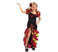 Ragazze Spagnolo Rumba Ballerina Intorno al Mondo Costume Travestimento 4-14 Ann