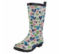 Ragazze Spot On Cuore Stampa Stivale -X1R206