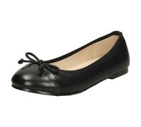 Ragazze Spot On Fiocco Dettagliato Scarpe Ballerine