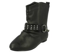 Ragazze Spot On Piatto Stivaletto H4087