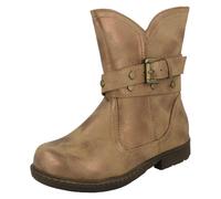 Ragazze Spot On H4103 Stivali Caviglia con Fibbia Design