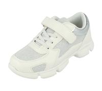 Ragazze Spot On Suola Doppia Elasticizzato Pizzo Gancio & Ciclo Scarpe Cinghia