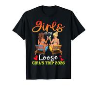 Ragazze sul Viaggio delle Ragazze sciolte 2026 Vacanza al Mare Insieme Maglietta