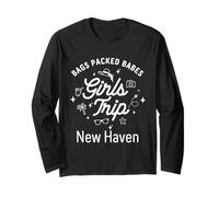 Ragazze Viaggio Babes Vacanza Viaggio New Haven Maglia a Manica