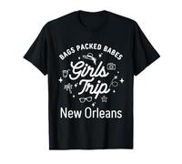 Ragazze Viaggio Babes Vacanza Viaggio New Orleans Maglietta