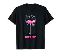 Ragazze Viaggio Beach Drink Big Sur California Maglietta