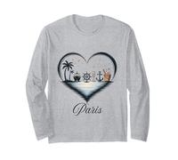 Ragazze Viaggio Crociera Vacanza Viaggi Parigi Maglia a Manica