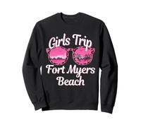 Ragazze Viaggio Fort Myers Beach Florida Addio al Nubilato Donne Felpa