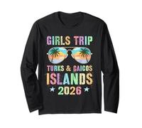 Ragazze Vintage Viaggio TURCHI & Isole Caicos 2026 Viaggio Maglia a Manica