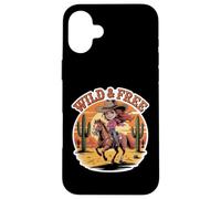 Ragazze Western Outfit Cowgirl Top Rodeo Ragazze Equitazione Custodia per iPhone 16 Plus