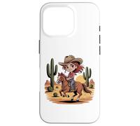 Ragazze Western Outfit Cowgirl Top Rodeo Ragazze Equitazione Custodia per iPhone 16 Pro