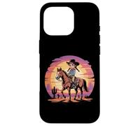Ragazze Western Outfit Cowgirl Top Rodeo Ragazze Equitazione Custodia per iPhone 16 Pro