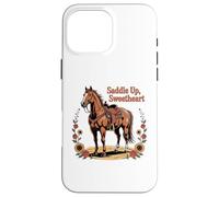Ragazze Western Outfit Cowgirl Top Rodeo Ragazze Equitazione Custodia per iPhone 16 Pro Max