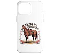 Ragazze Western Outfit Cowgirl Top Rodeo Ragazze Equitazione Custodia per iPhone 16 Pro Max