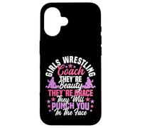 Ragazze Wrestling Trainer Bellezza Grazia Ragazze Wrestling Coach Custodia per iPhone 16