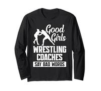 Ragazze Wrestling Trainer Parole Cattive Ragazze Wrestling Coach Maglia a Manica