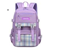 Ragazze Zaino, Zaino Scuola Ideale per le Ragazze da Elementare a Teen anni, Kawaii Bookbag Carino grande Capacità (viola,Taglia unica)