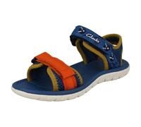 Ragazzi Bambini Ragazze Clarks Motivo Dettagliato Regolabile Sandali Surf Tide