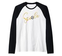 Ragazzi Calcio Insegnante Scuola Maglia con Maniche Raglan