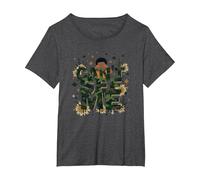 Ragazzi Camo Cant See Me Giocoso Nascondere e Cercare Avventura Maglietta, Donna Plus-Size, Grigio Scuro, 1X