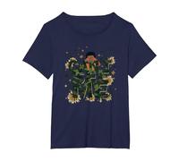 Ragazzi Camo Cant See Me Giocoso Nascondere e Cercare Avventura Maglietta, Donna Plus-Size, Navy, 1X