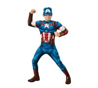 Ragazzi Capitan America Costume Bambini Super Eroe Dc Marvel Vestito