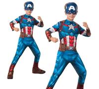 Ragazzi Capitan America Costume Marvel Avengers Libro Giorno da Supereroe