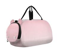 Ragazzi Carry on Duffel Borse per la notte Bambino Blush Rosa Polvere Blu Gradiente Ragazze Tote Duffle Bags Viaggio Sport Duffle Bag, Rosa Blush Bianco Sfumato, classico