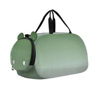 Ragazzi Carry on Duffel Borse per la notte Bambino Blush Rosa Polvere Blu Gradiente Ragazze Tote Duffle Bags Viaggio Sport Duffle Bag, Cactus Verde Alice Blu Sfumato, classico