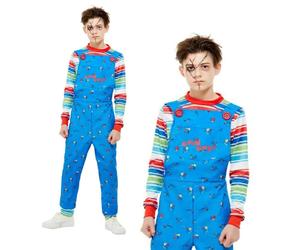 Ragazzi Chucky Costume Bambini Play Autorizzato Salopette Halloween Costume