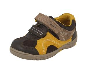 Ragazzi Clarks Casual Primo Scarpe Ru Rocks