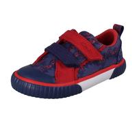 Ragazzi Clarks Playprints Gancio E Anello Macchina Lavabili Tela - Peffetto Tri