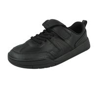 Ragazzi Clarks Ripiegato Lingua Scuola Scarpe' Laser Pista Y '