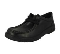 Ragazzi Clarks Smart Mocassino Dettagliato Scuola Scarpe Branch Basso