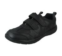 Ragazzi Clarks Pelle Gancio & Ciclo Smart Scuola Casual Scarpe - Scooter Run