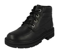 Ragazzi Clarks Stringate Dettagliato Stivali Caviglia - Praga Zip K