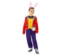 Ragazzi Coniglio Bianco Costume Favola Alice Nel Paese Delle Meraviglie Vestito