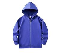 Ragazzi Felpe Senza Cappuccio Felpa Bambino Pullover Bimbo Solid Color/Print Comfort E Calore alla Moda Giacca con Tasche Maglia A Maniche Lunghe Ragazza 3-14 Anni