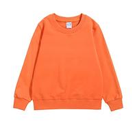 Ragazzi Felpe Senza Cappuccio Felpa Leggera da Bambino Stampa Regular Fit in Cotone Sweatshirt Calda per Sportswear Girocollo Sport Casual Tutti I Giorni Usura